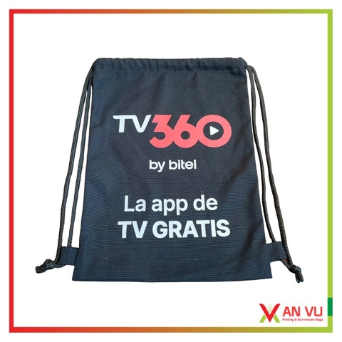 Balo dây rút vải canvas