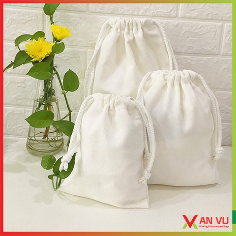 Túi canvas dây rút