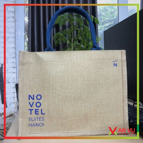 Túi vải đay thô Novotel