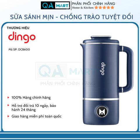 Máy xay nấu đa năng mini Dingo CDB600 , thiết kế hiện đại - Nhỏ gọn dung tích 600ml - Bảo hành 24 tháng