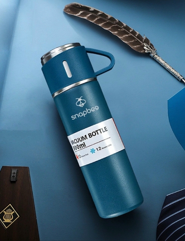 Bình giữ nhiệt 500 ml cao cấp Snapbee inox 304 chống gỉ quai cầm tiện lợi