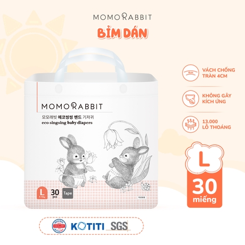 Bỉm dán Momo Rabbit - L30 - 9-14kg
