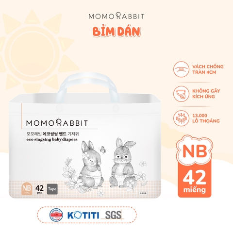 Bỉm dán Momo Rabbit - NB42 - 3-5kg