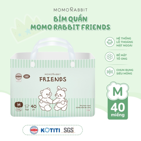[MỚI] Bỉm dán - bản Friends - Size M - 6-11kg - 40 miếng