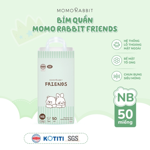 [MỚI] Bỉm dán - bản Friends - Size NB - 3-5kg - 50 miếng