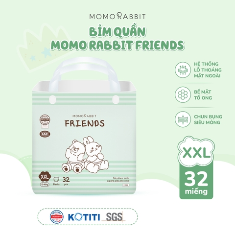 [MỚI] Bỉm quần - bản Friends - Size XXL - 13-16kg - 32 miếng