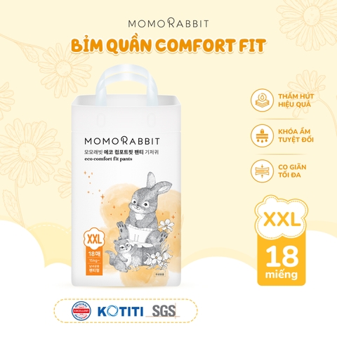 Bỉm quần Comfort Fit Momo Rabbit - XXL18 - 15kg++