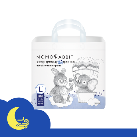 [MỚI] Bỉm quần đêm hè Momo Rabbit 2025 - L28 - 9- 14kg