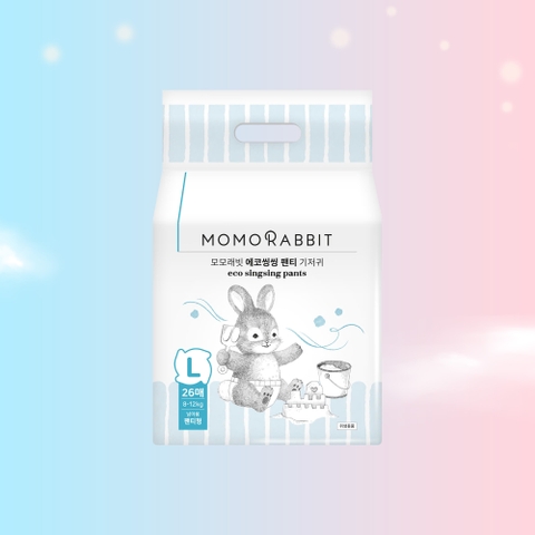 Bỉm quần bé trai Momo Rabbit 2025 - L26 - 8-12kg