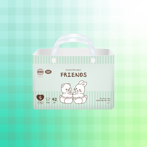 [MỚI] Bỉm dán - bản Friends - Size S - 4-8kg - 42 miếng