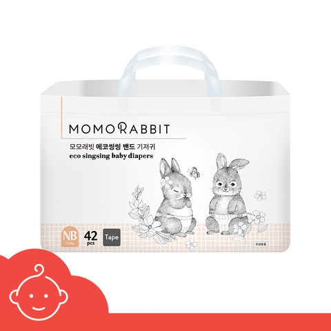 Bỉm dán Momo Rabbit 2025 - NB42 - 3-5kg