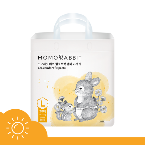 Bỉm quần ban ngày Comfort Fit Momo Rabbit 2025 - L28 - 9 - 14kg