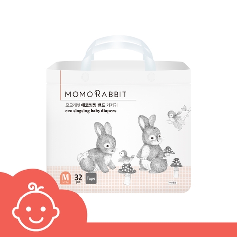 Bỉm dán Momo Rabbit 2025 - M32 - 6-11kg