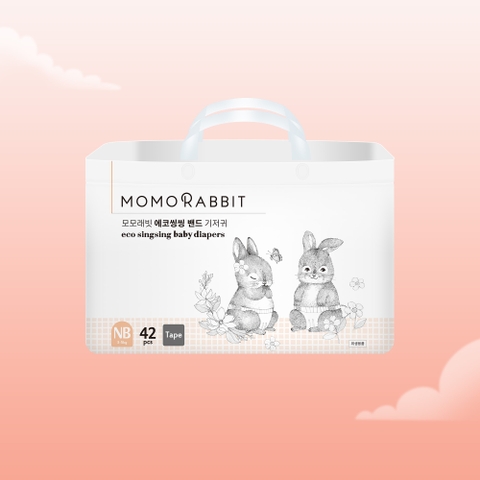 Bỉm dán Momo Rabbit 2025 - NB42 - 3-5kg