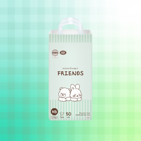 [MỚI] Bỉm dán - bản Friends - Size NB - 3-5kg - 50 miếng
