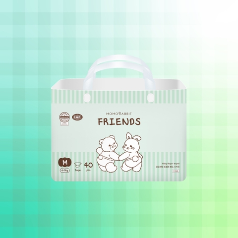 [MỚI] Bỉm quần - bản Friends - Size M - 5-9kg - 38 miếng