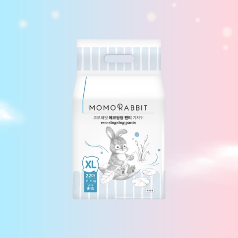 Bỉm quần bé trai Momo Rabbit 2025 - XL22 - 11-14kg