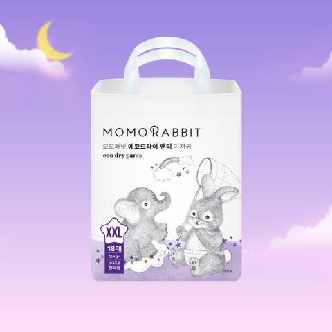 Bỉm quần ban đêm Momo Rabbit 2025 - XXL18 - 15kg++