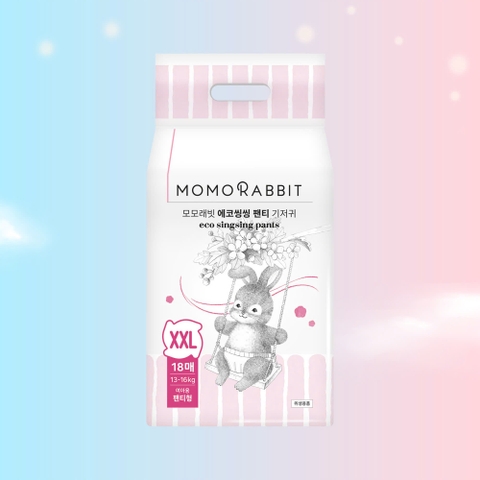 Bỉm quần bé gái Momo Rabbit - size XXL18 - 13kg++