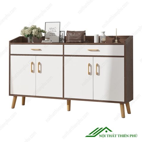 Tủ giày thông minh chân gỗ sồi - TG 04