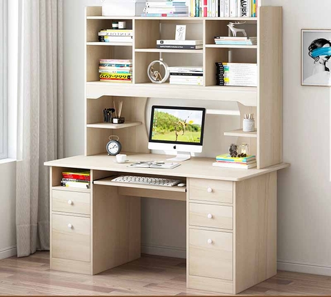 Bàn Làm Việc Kèm Giá Sách - HS 03