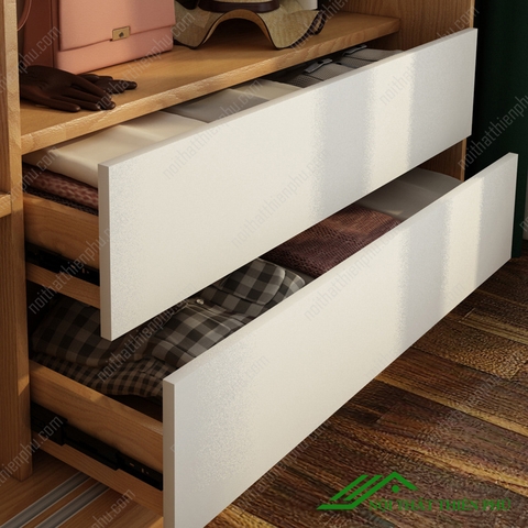 Tủ quần áo cánh lùa 1m6 hiện đại giá rẻ - QA 04