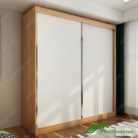 Tủ quần áo cánh lùa 1m6 hiện đại giá rẻ - QA 04