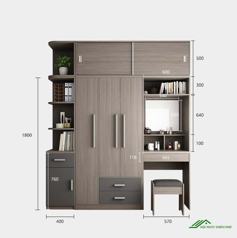 Tủ Quần Áo Hiện Đại Thông Minh- QA 51