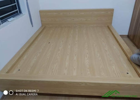 Giường ngủ 1.6m nhiều ngăn gỗ MDF Phủ Melamine - GN 16