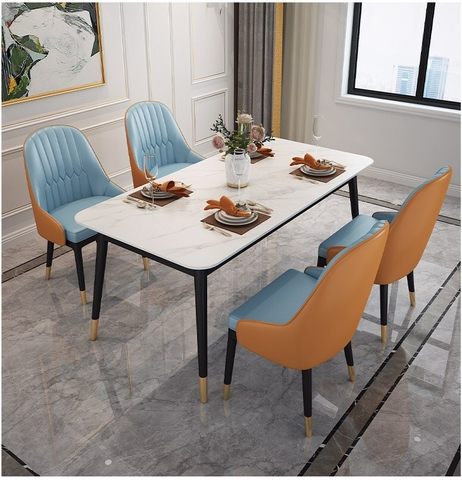 Bộ bàn ăn 4 ghế monet cao cấp - BA 42