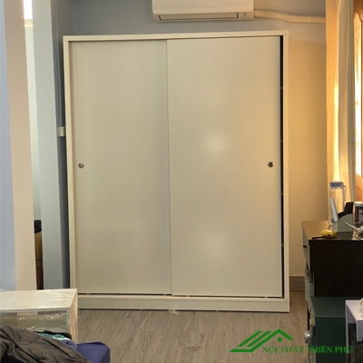 Tủ quần áo cánh lùa 1m6 gỗ công nghiệp - QA 05