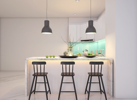 Tủ Bếp Gỗ Đẹp Giá Rẻ - TB 01