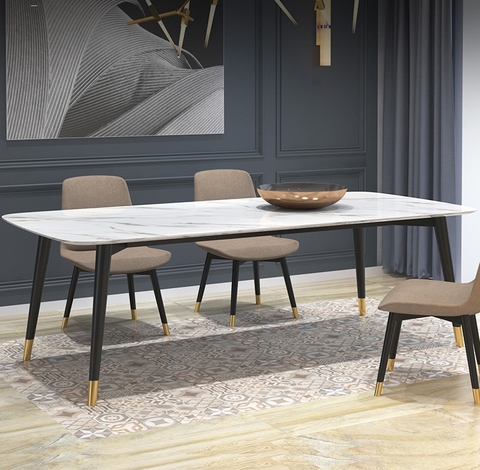 Bàn ăn 4 ghế đá nhập khẩu cao cấp - BA 52