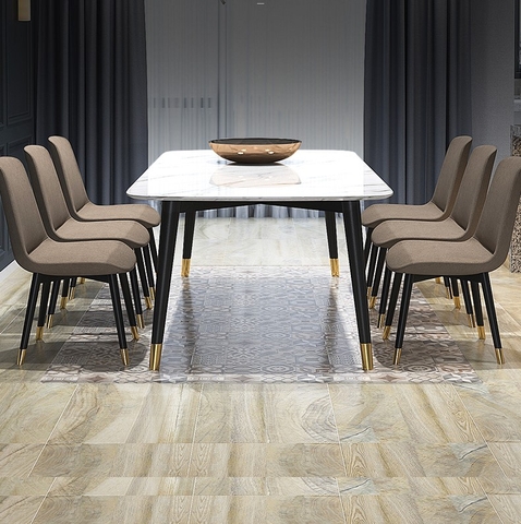 Bàn ăn 4 ghế đá nhập khẩu cao cấp - BA 52