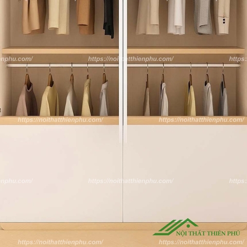 Giường đôi cho bé kèm tủ quần áo - GN 24