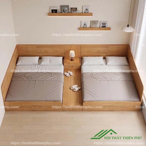 Giường ngủ 2 người riêng biệt hiện đại - GN 22