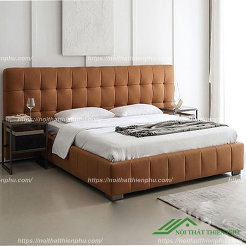 Giường ngủ bọc da hiện đại BD27