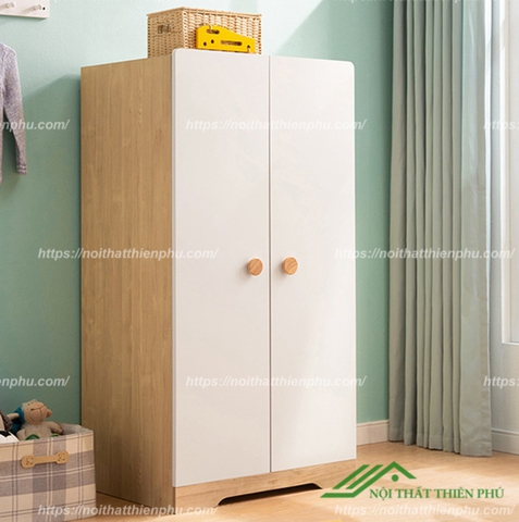 Tủ quần áo mini bằng gỗ công nghiệp cho bé - QA 115