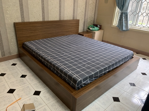 Giường ngủ gỗ dạng hộp không ngăn kéo - GN 32