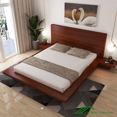 Giường Gỗ Hiện Đại Kiểu Nhật 1m6 - GN 58