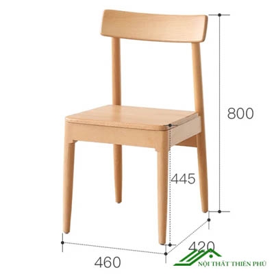 Bộ Bàn Ăn 4 Ghế Gỗ Sồi Thiết Kế Đẹp - BA 79