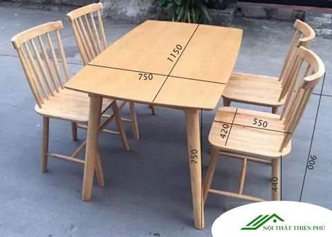 Bàn ăn 4 ghế hiện đại thanh lịch - BA 31