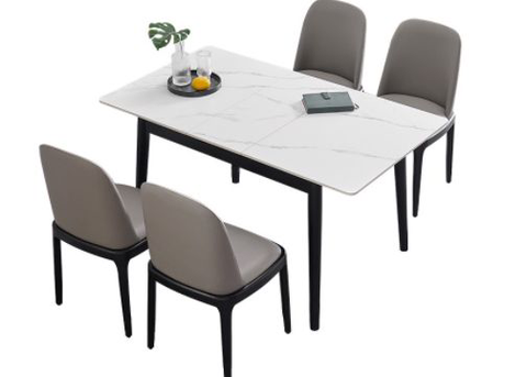 Bàn ăn 4 ghế mặt đá thông minh - BA 20