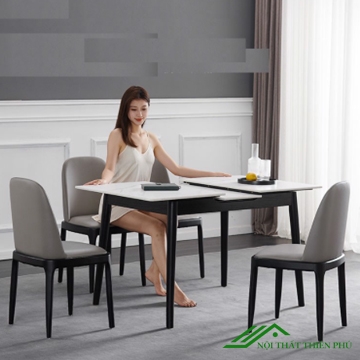 Bàn ăn 4 ghế mặt đá thông minh - BA 20