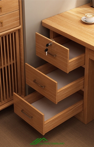 Bàn làm việc có hộc tủ tiện dụng - HS 20