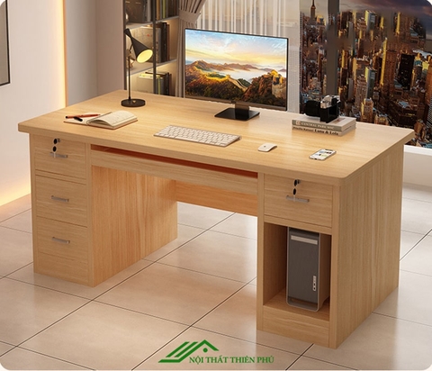 Bàn làm việc có hộc tủ tiện dụng - HS 20