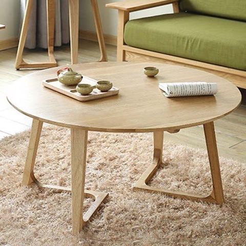 Bàn trà gỗ sồi thiết kế đơn giản - BT 32