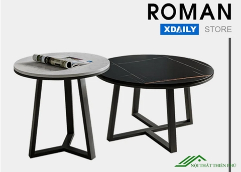 Bàn Trà Đôi Sofa Mặt Đá Đẹp - BT 58