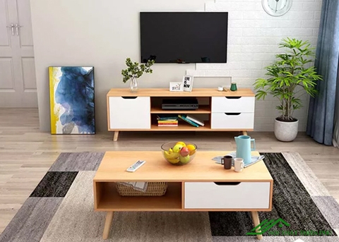 Bàn trà sofa dáng chân cao hiện đại - BT 35