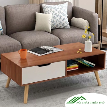 Bàn trà sofa dáng chân cao hiện đại - BT 35